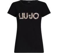 LIU JO VA5154JS003 T- Shirt Basica m/c, Nero-Anim. M9330, XL