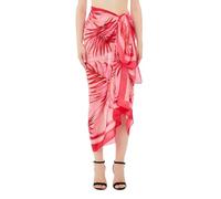 LIU JO VA5175T4902 Pareo Beach, St.Pink Palm M9150, Taglia Unica