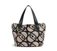 Liu Jo Verry L Borsa shopper beige,nero, eco-pelliccia, donna