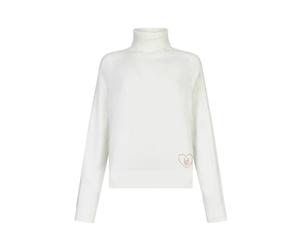 Liu Jo - Wool and Cashmere Turtleneck - - Knitwear - Donna - Bianco - L
