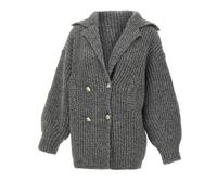 Liu Jo - Wool Knit Coat - - Knitwear - Donna - Nero - S
