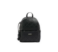 LIU JO Zaino comodo, pratico e capiente con doppia chiusura zip. Possiede due tasche interne di cui una con zip. Una tasca frontale con zip e spallacci regolabili 31X23X12 CM 22222 NERO