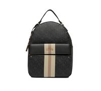 LIU •JO Zaino in ecopelle Clidia logato con tasca esterna e fascia centrale Nero 22222