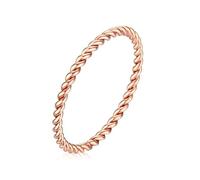 LIU JUN Anello tensore in rame per le donne, puro rame massiccio intrecciato anelli fatti a mano anelli per la salute per donne uomini gioielli alla moda regali, Rame, Nessuna pietra preziosa