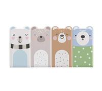 Liu- Paracolpi di Sicurezza for Paraurti Testata in Ecopelle Camera dei Bambini Tatami Asilo Nido Protezione Murale (Color : 4 PCS a)