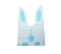 LIUBI Decorazione per Feste di Compleanno per Bambini, Sacchetto di Caramelle di Carota Pasquale, Sacchetto Regalo di Coniglio Pasquale, Coni di Caramelle, Sacchetto di plastica Trasparente, 20 Pezzi