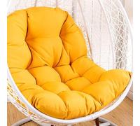 LIUBOOZ Cuscino per Poltrona sospesa per Uova, Sedia per Uova sospesa Sedia a Dondolo Cuscino Spesso Nido, Cuscino per Amaca sospesa Altalena da Giardino in Rattan a Dondolo,D