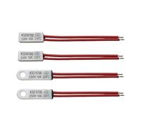 LIUCH 1 pz KSD9700 40C-250C 10A 16A 250V Ceramica Normalmente Chiuso Normalmente Aperto Termostato Protettore Termico 45 50 85 90 95 150(Ceramics-10A-NC,135C)