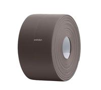 LIUCH 1 rotolo di nastro sigillante autoadesivo impermeabile in PVC, antiolio, for bordi del lavello della cucina, adesivi murali for angoli del bagno e del WC(Brown,1METER_2.2CM)
