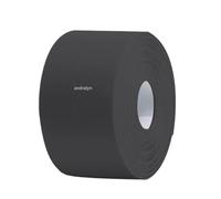 LIUCH 1 rotolo di nastro sigillante autoadesivo impermeabile in PVC, antiolio, for bordi del lavello della cucina, adesivi murali for angoli del bagno e del WC(Black,2METERS_3.8CM)