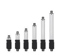 LIUCH Attuatore lineare elettrico mini DC12V 10/15/20/25/30/50/75/100/125/150mm Corsa Micro Push Rod Putter 60N Controller motore(Stroke 50mm)