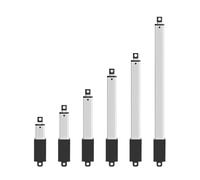 LIUCH Mini attuatore lineare telescopico piccolo micro 6V/12V/24VDC attuatore lineare di sollevamento alternativo elettrico gamma di corsa 10-200mm(24V,150MM STROKE_15MM PER S 50N)