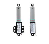 LIUCH Mini cilindro elettrico con asta di spinta, micro attuatore lineare a DC12V/24V 20-150N, motore alternativo, automazione remota(15mm s (50N),STROKE 30MM_24V WITH EARS)