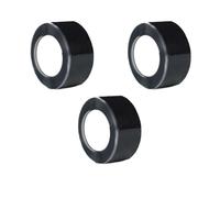 LIUCH Nastro adesivo impermeabile nero, nastro sigillante impermeabile for riparazioni e arresti di perdite d'acqua(3rolls-black,1.5M_25MM)