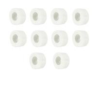 LIUCH Nastro adesivo impermeabile nero, nastro sigillante impermeabile for riparazioni e arresti di perdite d'acqua(10rolls-white,1M_25MM)