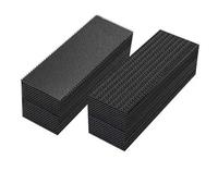 LIUCH Nastro biadesivo extra forte for tappetini auto, chiusura a strappo autoadesiva, fermagli autoadesivi for tappeti fai da te(Rectangle- 16x70mm,50 sets)