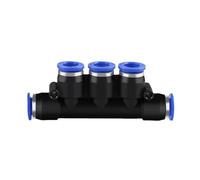 LIUCH Raccordi pneumatici Raccordo for tubi Raccordo rapido for aria 4 mm 6 mm 8 mm 10 mm 12 mm PU PE PV PY HVFF BUC Raccordi for tubi flessibili(PK,8MM)