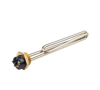 LIUCH Riscaldatore a flangia DN25 da 1,0" con testa tubolare for sauna, vite pieghevole - Resistenza elettrica SS201 da 1,5 kW/2 kW/3 kW for riscaldamento di liquidi(1500W 220V)