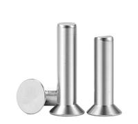 LIUCH Rivetto autobloccante a testa svasata piatta in acciaio inossidabile M2,5 M3 M4 M5 M6 M8 304 A2-70 GB869(M5-10pcs,12mm)