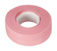 LIUCH Strisce di nastro sigillante impermeabile in PVC, autoadesivo, adesivo da parete for bagno, doccia, vasca, guarnizione, striscia di mastice, lavello da cucina, antimuffa(Pink,16M(52.5 FEET)_3.8C