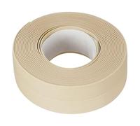 LIUCH Strisce di nastro sigillante impermeabile in PVC, autoadesivo, adesivo da parete for bagno, doccia, vasca, guarnizione, striscia di mastice, lavello da cucina, antimuffa(Beige,6.4M(21 FEET)_3.8C