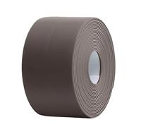LIUCH Strisce di nastro sigillante impermeabile in PVC, autoadesivo, adesivo da parete for bagno, doccia, vasca, guarnizione, striscia di mastice, lavello da cucina, antimuffa(Brown,3.2M(10.5 FEET)_2.