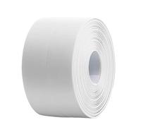 LIUCH Strisce di nastro sigillante impermeabile in PVC, autoadesivo, adesivo da parete for bagno, doccia, vasca, guarnizione, striscia di mastice, lavello da cucina, antimuffa(White,16M(52.5 FEET)_2.2