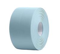 LIUCH Strisce di nastro sigillante impermeabile in PVC, autoadesivo, adesivo da parete for bagno, doccia, vasca, guarnizione, striscia di mastice, lavello da cucina, antimuffa(Blue,6.4M(21 FEET)_3.8CM