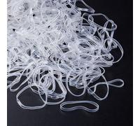 liuchanghe Elastici Capelli, 1000 Pezzi Elastici Piccoli per Capelli, per Treccia, Acconciature Sposa, Trecce Capelli, Coda di Cavallo, Trasparenti
