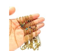 LIUCHUCHU Bracciale Donna 12 pezzi/lotto 15+6 cm / 18+ braccialetti in acciaio inossidabile for gioielli da donna(15cm add 5cm,12colors gold mixed)
