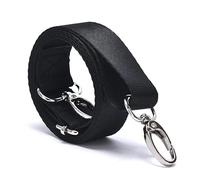 LIUCHUCHU Catena per Borsa 2pcs Black Borsa a Tracolla Regolabile a Spalla in Nylon Cintura for Laptop Cinturino for Fotocamera a Croce 120x2.5cm Catene per Borse
