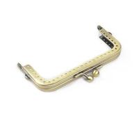 LIUCHUCHU Chiusura per Borsa Clic Clac Maniglia Quadrata con Telaio in Metallo da 8,5-18 cm for Accessori for borsette con Pochette Che creano Chiusura a Bacio(12.5cm)