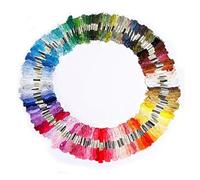 LIUCHUCHU Filo da Ricamo Filo for Punto Croce Multicolore Cablaggio for Metallico da Ricamo Dorato Fornitura di for Maglieria for Cucito a Mano Fai-da-Te(45PCS Random Color)