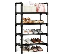 LIUCHUCHU Scarpiera Scarpiera nera, piccola e semplice, scarpiera multistrato, for ingresso casa, alloggio in affitto, scaffale portaoggetti for dormitorio(45x28x79cm)