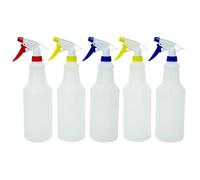 LIUCHUCHU Spruzzino Nebulizzatore 5 flaconi spray portatili, contenitori vuoti for la pulizia, for interni ed esterni, 750 ml, colore casuale