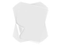 LIUCHUCHU Stabilizzatore Ricamo 2 Pezzi Pellicola solubile in Acqua for Ricamo a Freddo in Supporto for in Processo Fai da Te Realizzato 100x100mm(25um)