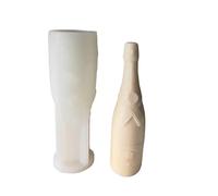 LIUCHUCHU Stampi per Candele Stampo in Silicone for Decorazioni domestiche Fatte a Mano for Bottiglie di Champagne, Stampo in Gesso for Candele Fabbricazione Candele