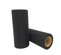 LIUCHUCHU Tulle 2 Pezzi Rotolo di Tulle 25 Iarde 15 cm Bobina Tessuto Tutu Morbido Decorazione for Matrimonio Compleanno Festa Regalo Carta da Fai Te Forniture for Eventi(Black C40)