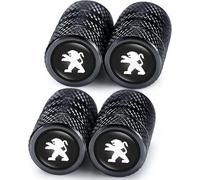 LIUFUMEI 4 Pezzi Coprivalvola per Pneumatici per Peugeot 3008 2017 2018 2019 2020 2021,Accessorio Ruote e Gomme Resistenti alla Corrosione