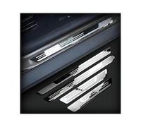 liuguoqiang Battitacco Auto Acciaio Inox per Dacia Duster (HS HM P1310 2010-2025 2026), Listelli Protezione Soglia Porta AntiGraffio Accessori Tuning Interni Cromati Argento Set