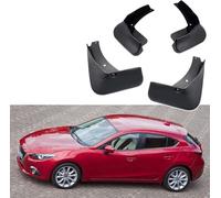 liuguoqiang Parafanghi Anteriori e Posteriori per Mazda 3 Hatchback 2014-2018,Kit Completo Paraspruzzi Impermeabili,Protezione Ruote Resistente e Antimud,Accessori Auto