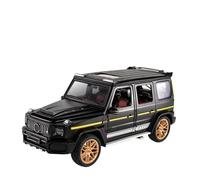 LIUHAN 1:18 per G700 SUV Fuoristrada in lega di metallo modello auto pressofuso veicolo (batterie non incluse)(Black)