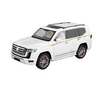 LIUHAN 1:18 Per Toyota Per Land Cruiser LC300 SUV Modello di auto in lega pressofusa Batteria non inclusa(White)