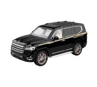 LIUHAN 1:18 per Toyota per Land Cruiser LC300 SUV Pressofuso in lega modello di auto luce sonora (batterie non incluse)(Black)