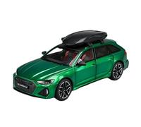 LIUHAN 1/24 per Audi RS6 Avant Station Wagon Modello di auto in lega Veicoli in metallo pressofuso Batteria non inclusa(Green)