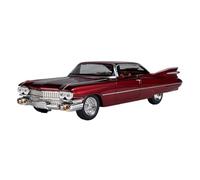 LIUHAN 1:24 Per Cadillac Per Eldorado Biarritz 1959 Serie 62 Modello in lega pressofusa Miniatura Voiture Batteria non inclusa(Red)