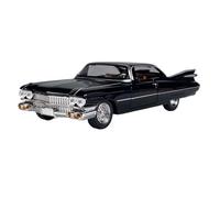 LIUHAN 1:24 Per Cadillac Per Eldorado Biarritz 1959 Serie 62 Modello in lega pressofusa Miniatura Voiture Batteria non inclusa(Black)