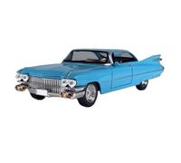 LIUHAN 1:24 Per Cadillac Per Eldorado Biarritz 1959 Serie 62 Modello in lega pressofusa Miniatura Voiture Batteria non inclusa(Blue)