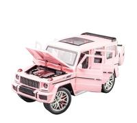 LIUHAN 1:24 per G63 AMG la collezione di ornamenti per fuoristrada modello auto in lega non include le batterie(Pink)