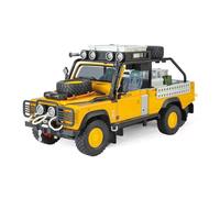 LIUHAN 1/24 per Land Range Rover per Defender 110 Tomb LE Modello di auto in lega Suono Luce Batteria non inclusa(Yellow)